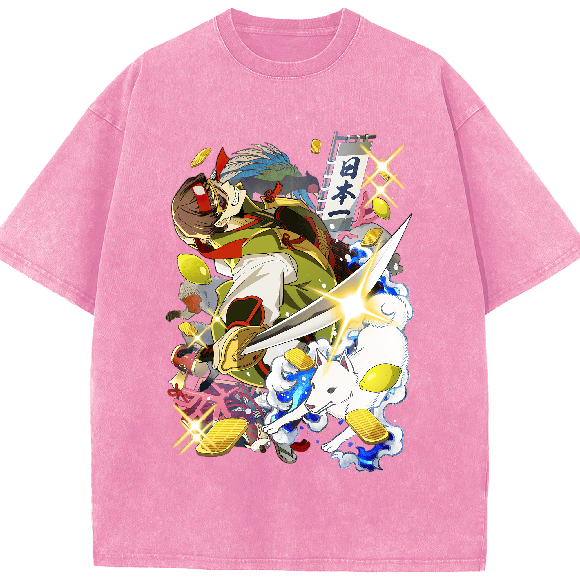 （画像用） 文豪ストレイドッグス Bungo Stray Dogs 綿100% ヴィンテージ風 半袖Tシャツ（フロントプリント）